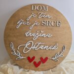 Tabla - dom s srčki