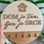 Obešalo za ključe DOM hiška
