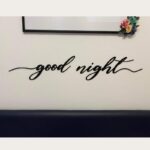Stenski napis - good night