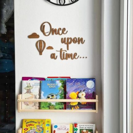 Stenski napis - once upon