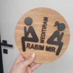 Tablica za vrata - meditiram - slika 4