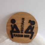 Tablica za vrata - meditiram - slika 3