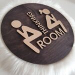 Tablica za vrata - thinking room - slika 2