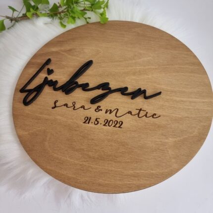 Poročno darilo - tabla ljubezen